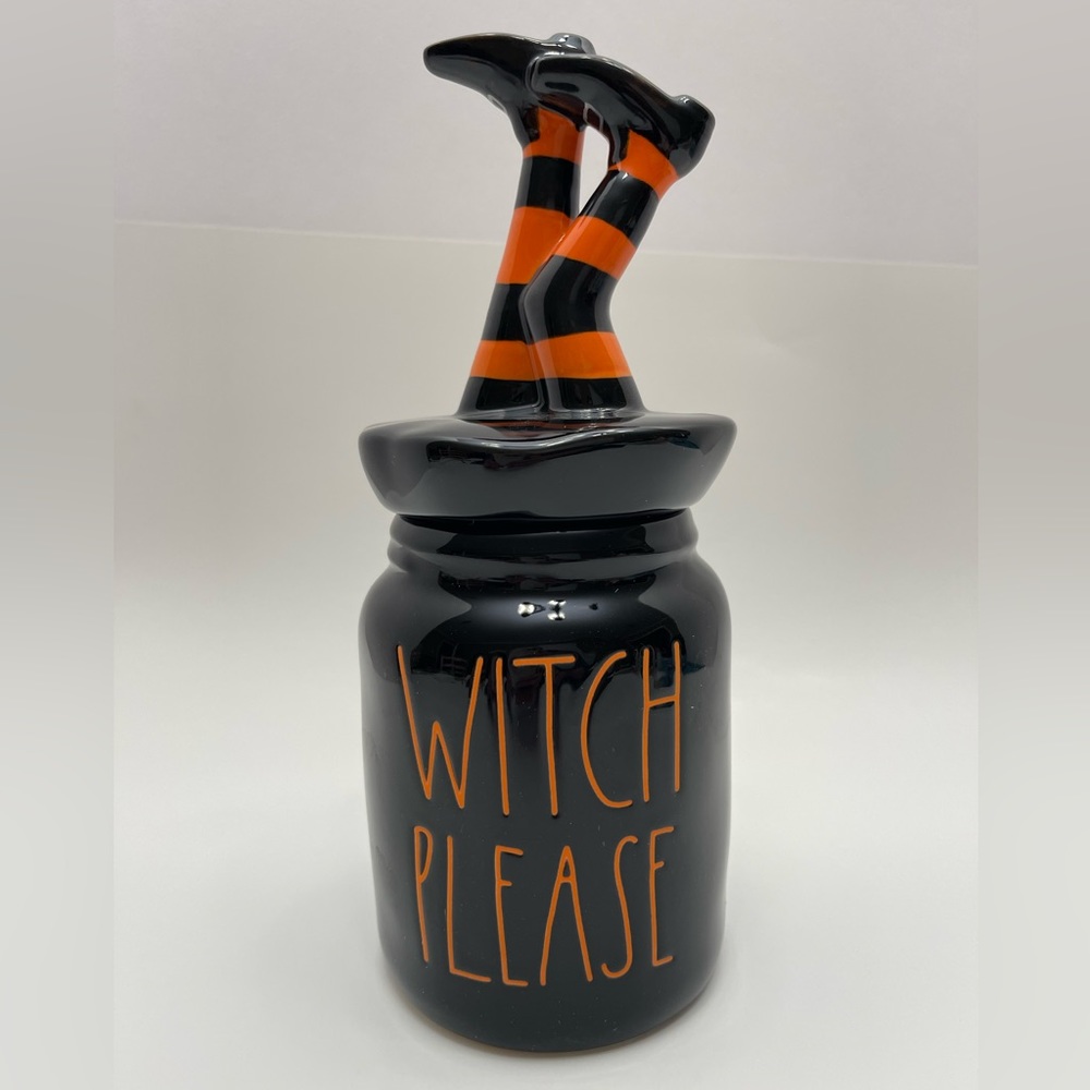Rae Dunn Witch Canister Halloween Decor